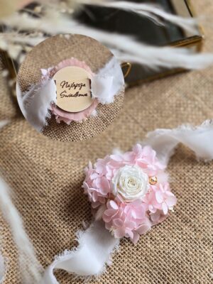 Korsarz dla Świadkowej z grawerem Najlepsza Świadkowa